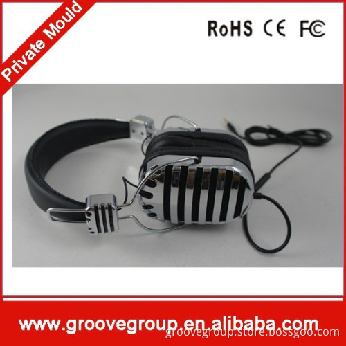 2015 New Products microphone shape Headphones With Mic